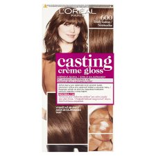 L'Oréal Paris Casting Creme Gloss, semipermanentná farba 600 SVETLÝ GAŠTAN, 48 +72 +60 ml