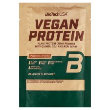 BioTechUSA Vegan protein bielkovinový nápojový prášok lieskový oriešok 25 g