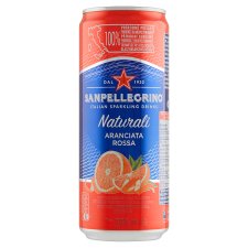 Sanpellegrino Naturali Aranciata Rossa sýtený nealkoholický nápoj 330 ml