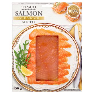 Tesco Losos údený studeným dymom plátky 150 g