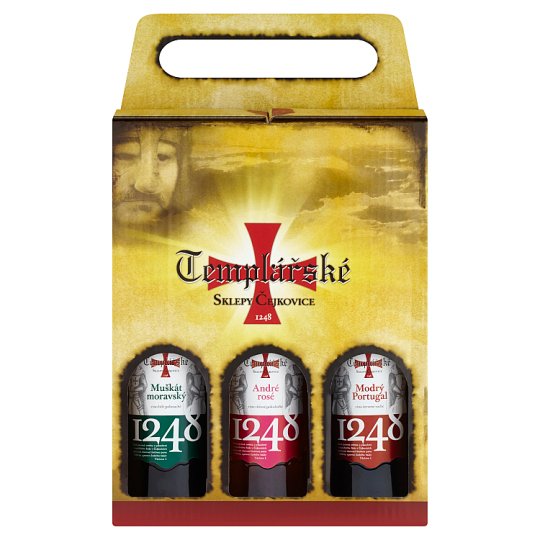 Templářské Sklepy Čejkovice Gift Packing of Wines 3 x 0.75 L