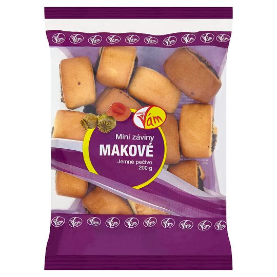 Vamex Mini záviny makové 200 g