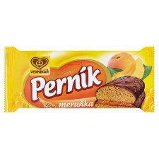 Perníkář Gingerbread with Fruit Filling with Apricots in Dark Chocolate Glaze 60 g