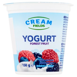 Cream Fields Jogurt so zníženým množstvom tuku s príchuťou lesného ovocia 150 g