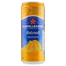 Sanpellegrino Naturali Aranciata Alcohol-Free Sparkling Drink 330 ml