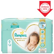 Pampers Premium Care Size 0, Nappy x30, >3kg