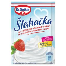 Dr. Oetker Šľahačka so zníženým obsahom cukru 30 g