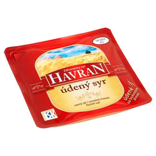 Záhorácky Syr Havran Údený syr plátky 100 g