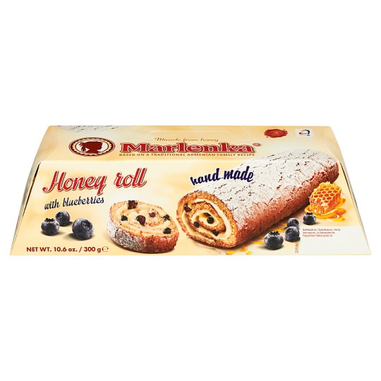 Marlenka Medová roláda s čučoriedkami 300 g
