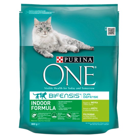 Purina ONE Indoor bohaté na morku a celozrnné obilniny 800 g