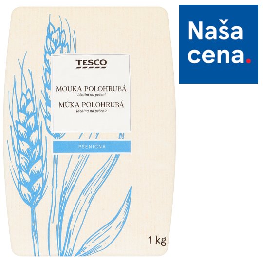 Tesco Múka polohrubá pšeničná 1 kg
