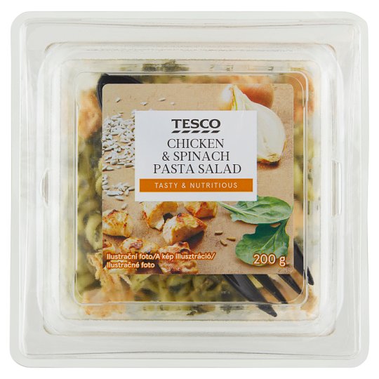 Tesco Chicken & Spinach Pasta Salad 200 g