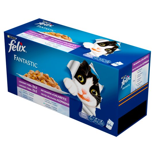 FELIX Fantastic lahodný výber - MIX multi-balenie 44 x 100 g