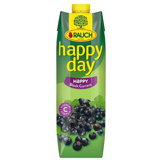 Rauch Happy Day Family nektár z čiernych ríbezlí 1 l