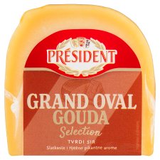 President Grand Oval gouda zrejúci syr 450 g