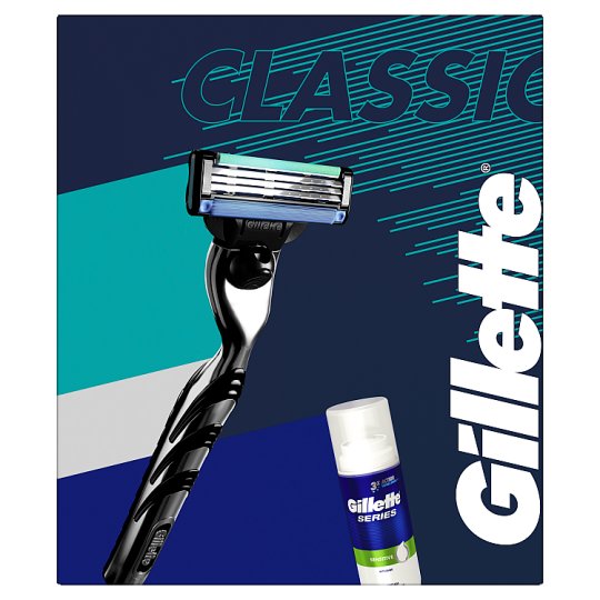 Gillette Gift Set Mach3 Razor + Shaving Foam Tesco Groceries