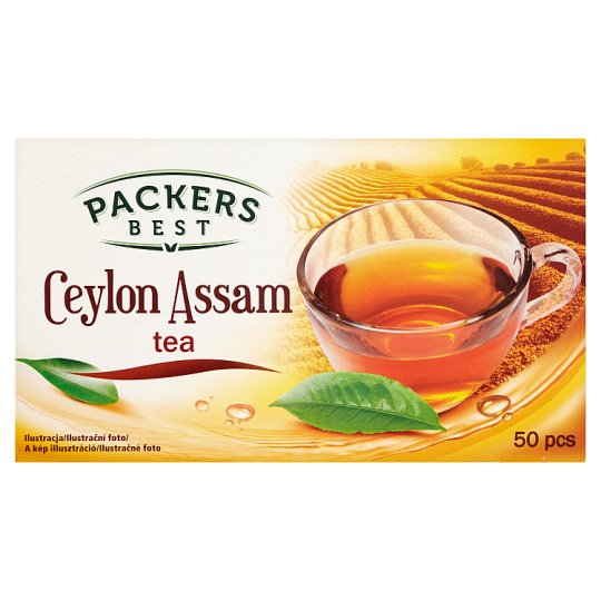 Packers Best Čierny čaj zmes Ceylon a Assam porciovaný 50 x 1,75 g