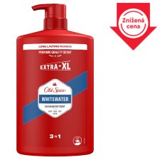 Old Spice Whitewater Shower Gel & Shampoo For Men 1000 ml, 3-in-1, Long-lasting Fresh