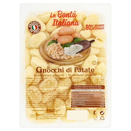 La Bonta Italiana Zemiakové gnocchi 500 g