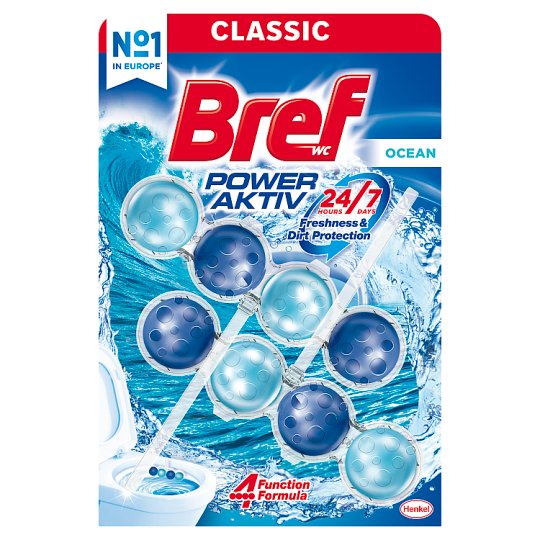 Bref Power Aktiv Ocean tuhý WC blok 2 x 50 g