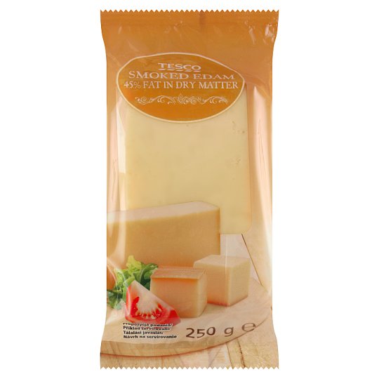 Tesco Eidam 45% údený 250 g