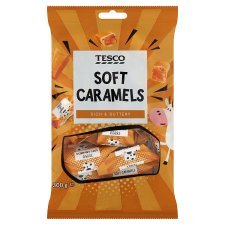 Tesco Soft Caramels 300 g 