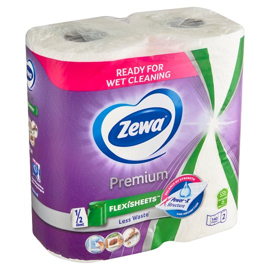 Zewa Premium Extra Long Household Towels 2 pcs Tesco Groceries