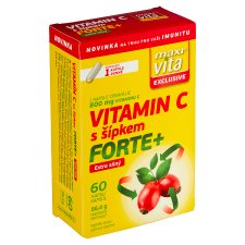 MaxiVita Exclusive Vitamín C so šípkou forte+ 60 kapsúl 56,4 g