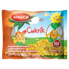 Vinica Cukrík Deep-Frozen Supersweet Sweet Corn 350 g