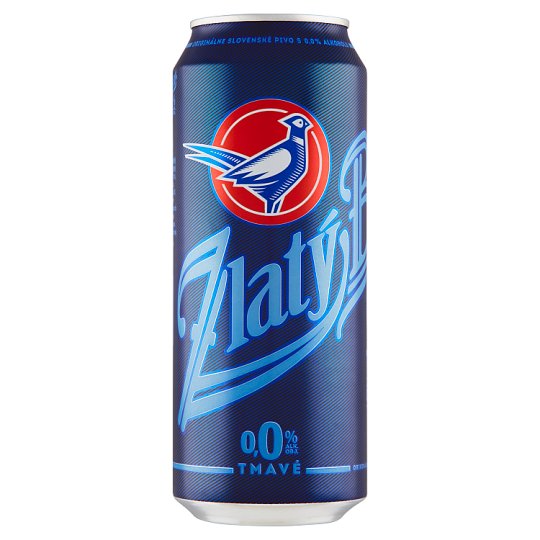 Zlatý Bažant 0,0% tmavé nealkoholické pivo 500 ml