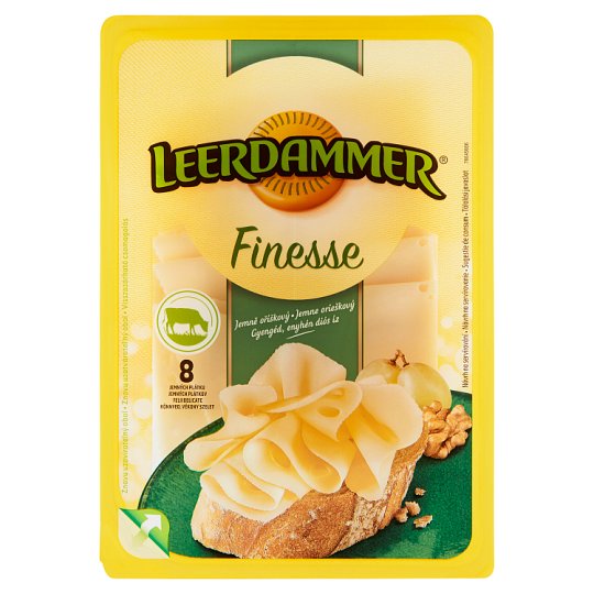 Leerdammer Finesse Original syr 8 plátkov 80 g