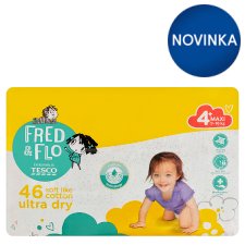 Fred & Flo Ultra Dry Nappies Maxi 4+ 9-16 kg 46 pcs