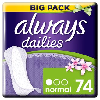 Always Dailies Slim Multiform Fresh Intímky 74 Kusov