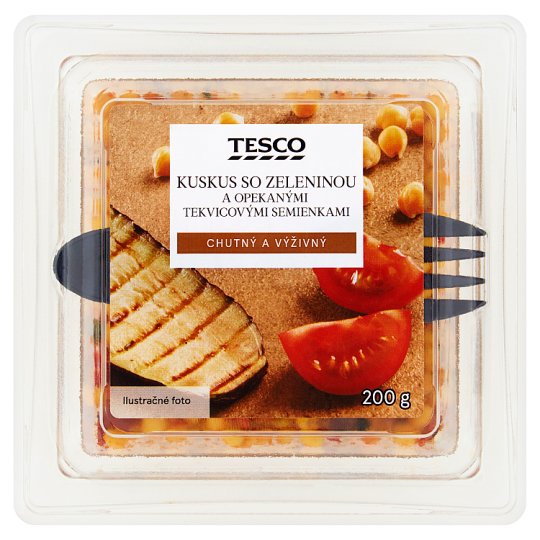 Tesco Kuskus so zeleninou a opekanými tekvicovými semienkami 200 g