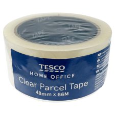 Tesco Clear Parcel Tape 48 mm x 66 m