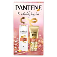 A set of Pantene Infinitely Long products: shampoo & serum