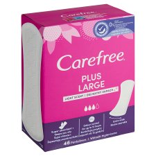 Carefree Plus Large slipové vložky ľahká vôňa 46 ks