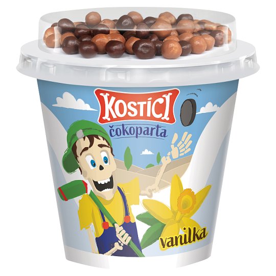 Kostíci Čokoparta jogurt vanilka 107 g