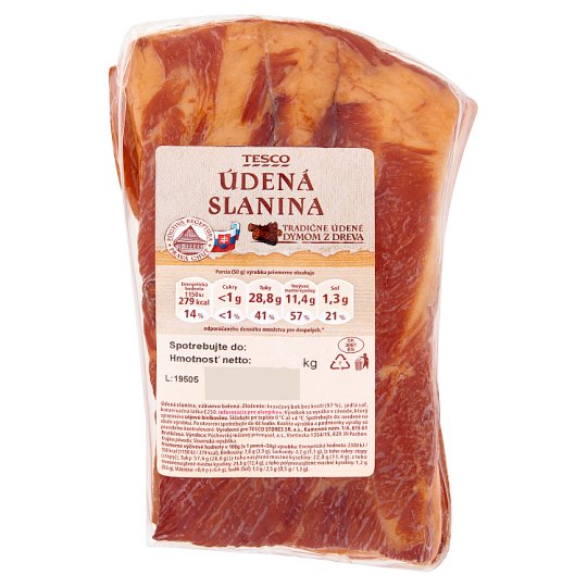 Tesco Údená slanina 0,526 kg