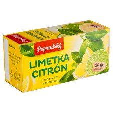 Popradský Limetka citrón ovocný čaj s príchuťou 40 g