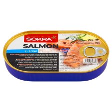 Sokra Salmon Fillets in Brine 170 g