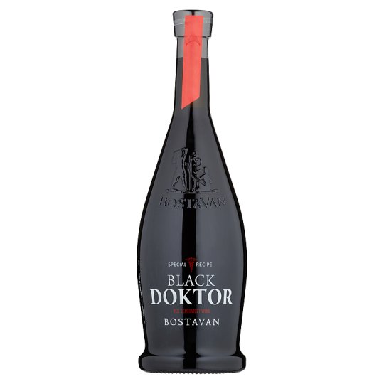 Bostavan Black Doctor červené polosladké víno 750 ml