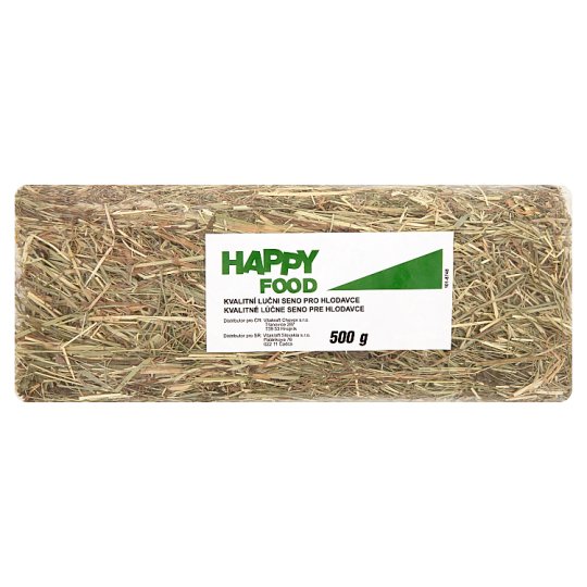 Happy Food Kvalitné lúčne seno pre hlodavce 500 g