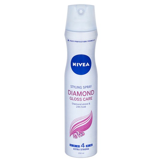 Nivea Diamond Gloss Care Lak na vlasy 250 ml