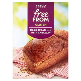 Tesco Free From Sypká zmes na prípravu bezgluténového tmavého chleba s rascou 500 g