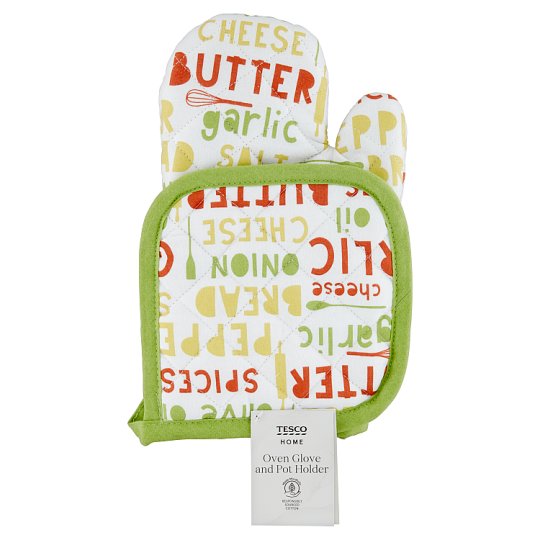 Tesco Home Oven Glove and Pot Holder Tesco Groceries