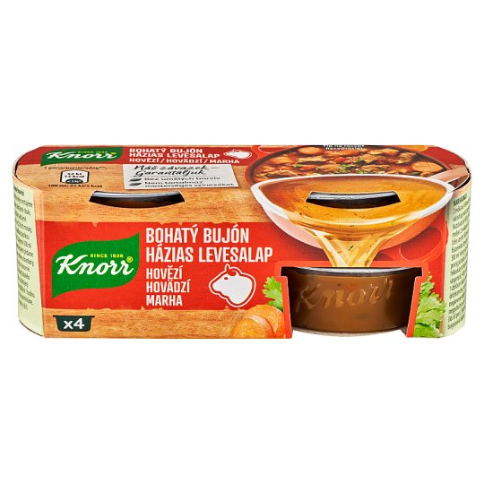 Knorr Bohatý Bujón Beef Broth 4 x 28 g