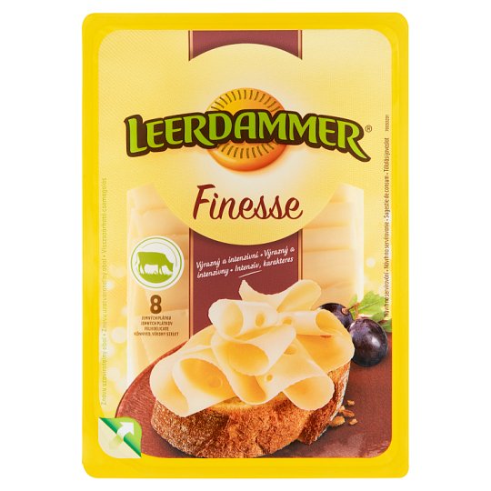 Leerdammer Finesse Caractère Cheese 8 Slices 80 g