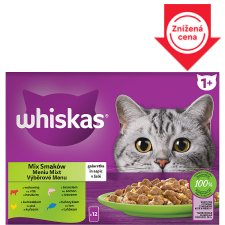 Whiskas 1+ Selection Menu in Jelly 12 x 85 g (1.02 kg)