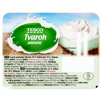 Tesco Tvaroh polotučný 250 g